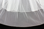 Veil - Plain Tulle - Double Layer - 47" - VL-8900-47